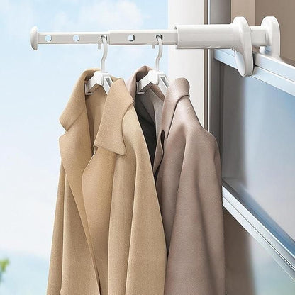 SpaceSaver Foldable Window Clothes Drying Rack (Pack of 2)