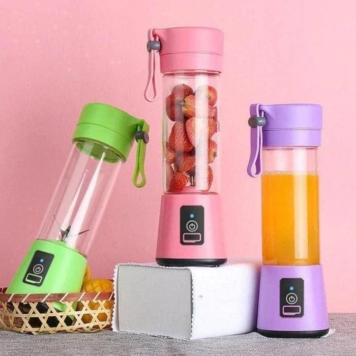 🍓 Portable Electric 6 Blade USB Juice Maker (380ml)