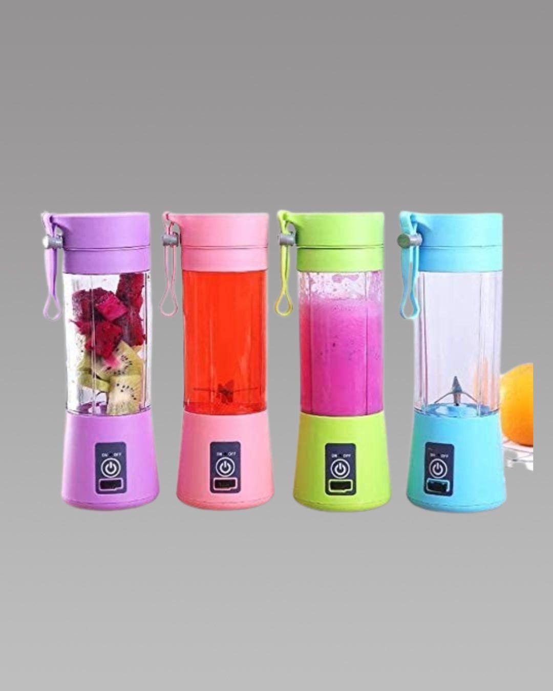 🍓 Portable Electric 6 Blade USB Juice Maker (380ml)