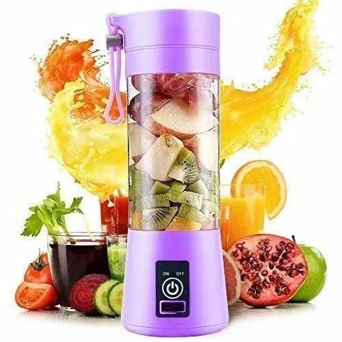 🍓 Portable Electric 6 Blade USB Juice Maker (380ml)