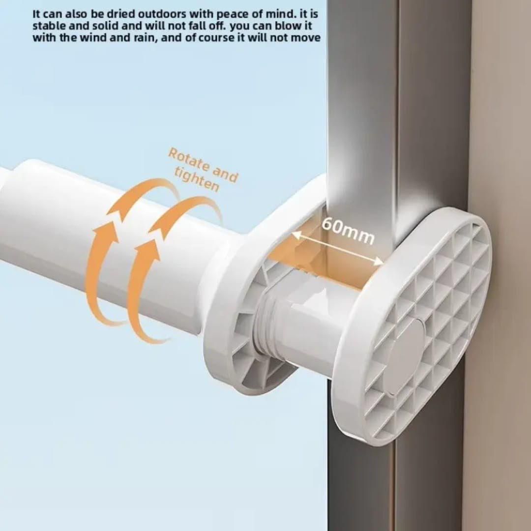 SpaceSaver Foldable Window Clothes Drying Rack (Pack of 2)