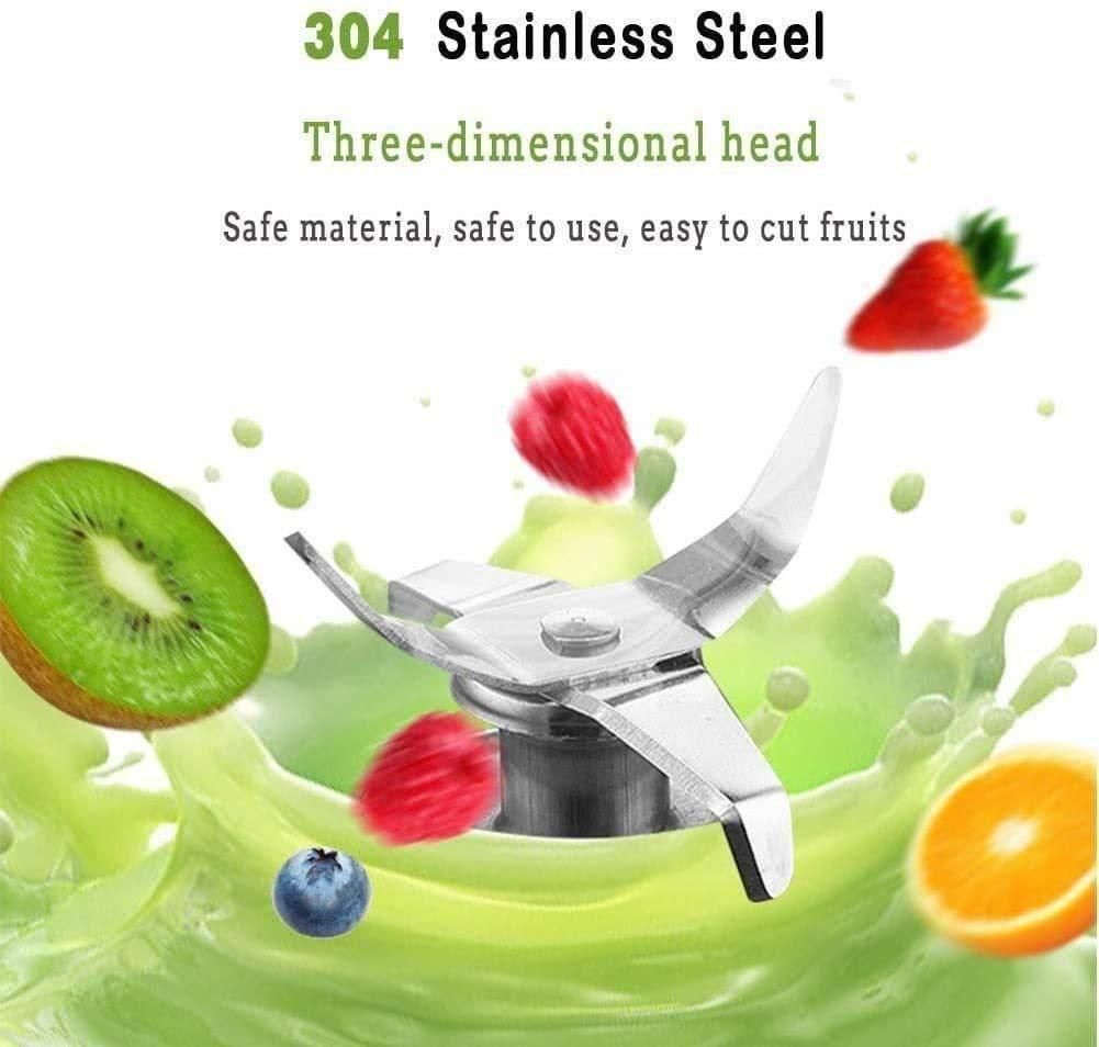 🍓 Portable Electric 6 Blade USB Juice Maker (380ml)