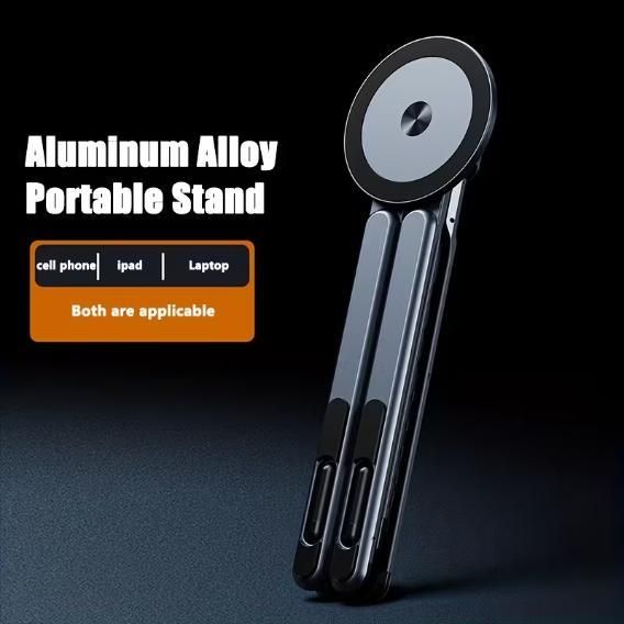 4-in-1 Magnetic 8-Level Adjustable Stand for iPhone, iPad, Tablet & Laptop