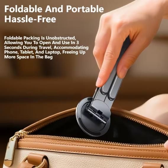 4-in-1 Magnetic 8-Level Adjustable Stand for iPhone, iPad, Tablet & Laptop