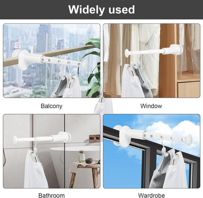 SpaceSaver Foldable Window Clothes Drying Rack (Pack of 2)