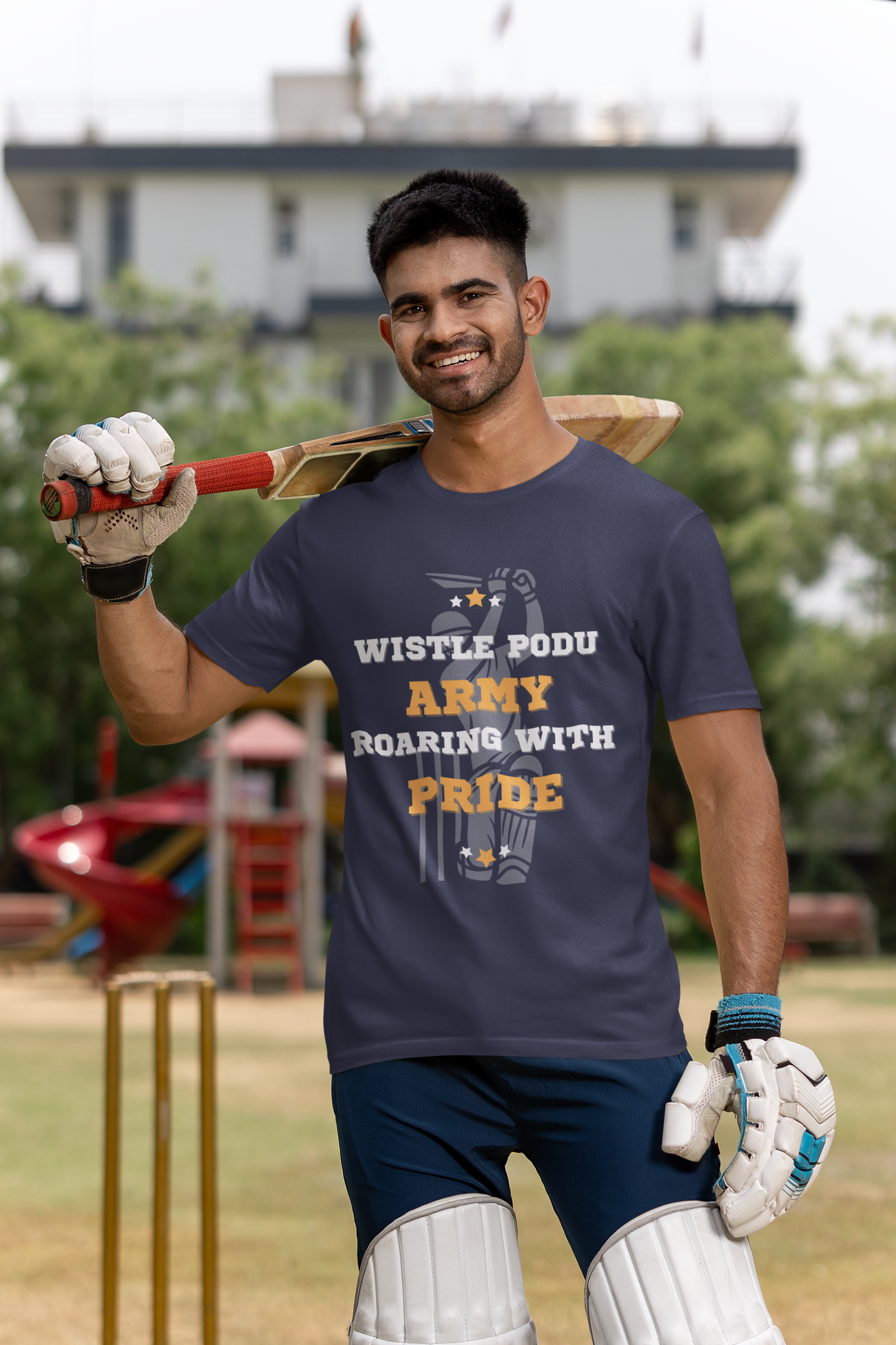 WISTLE PODU CSK CLASSIC ROUND NECK TSHIRT