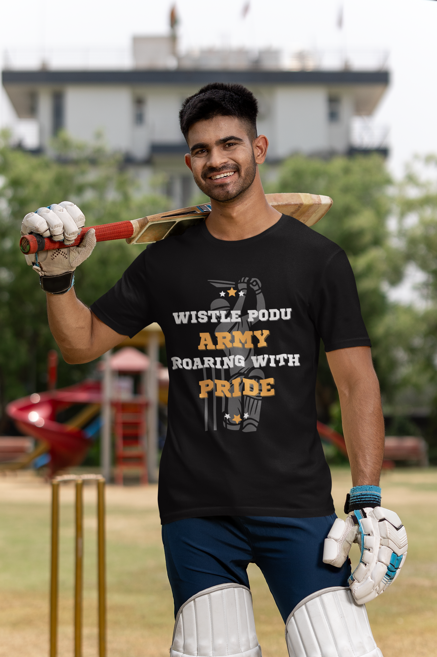 WISTLE PODU CSK CLASSIC ROUND NECK TSHIRT