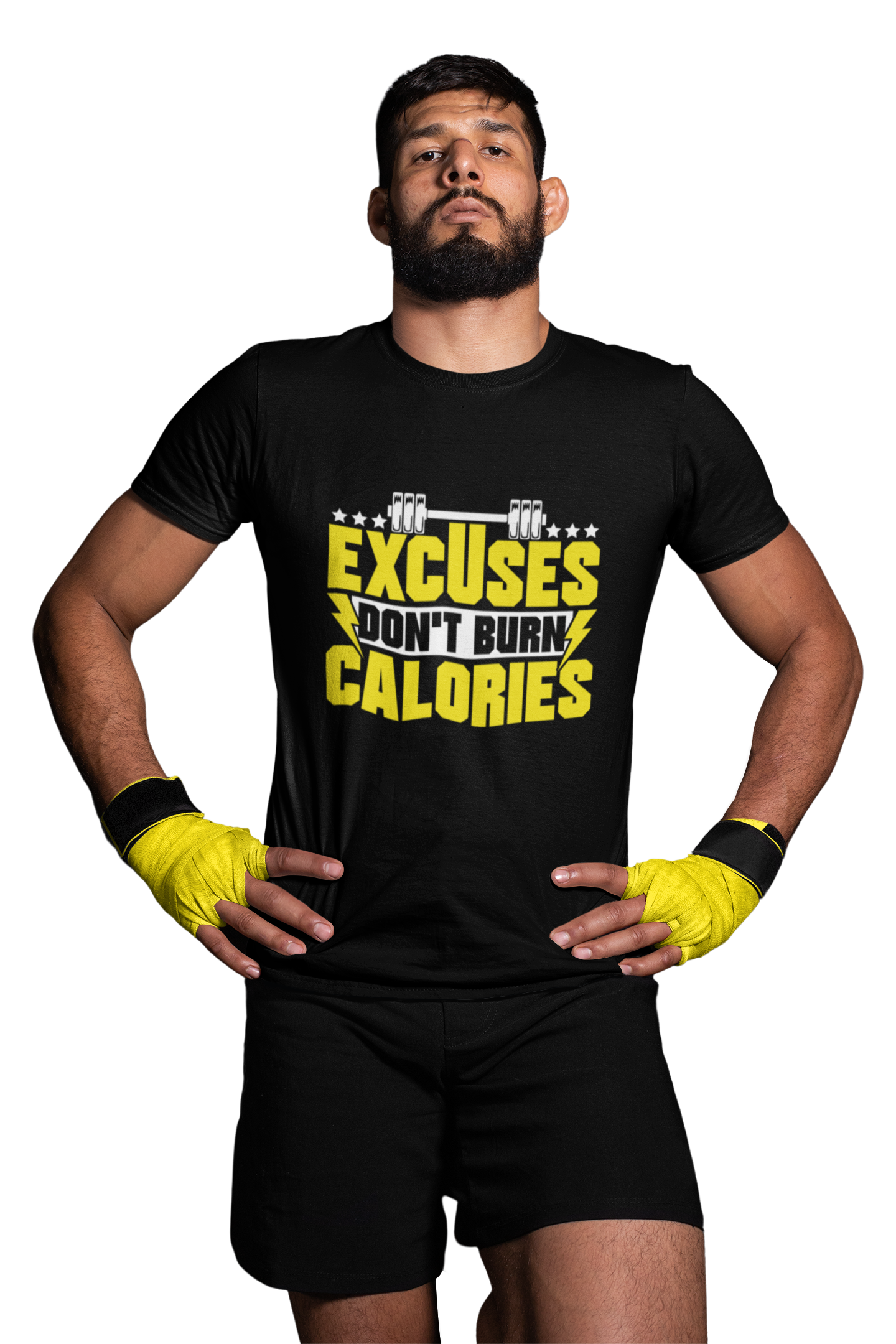 EXCUSES DONT BURN CALORIES UNISEX TSHIRT