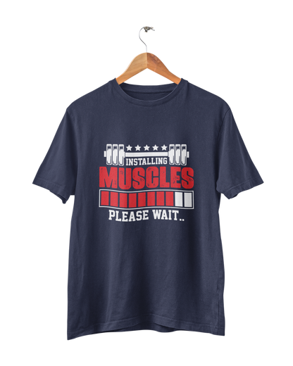 INSTALLING MUSCLES UNISEX TSHIRT