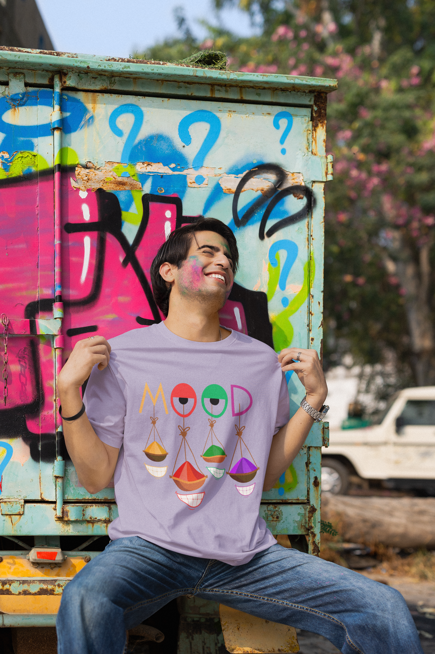 UNISEX HOLI MOOD TSHIRT