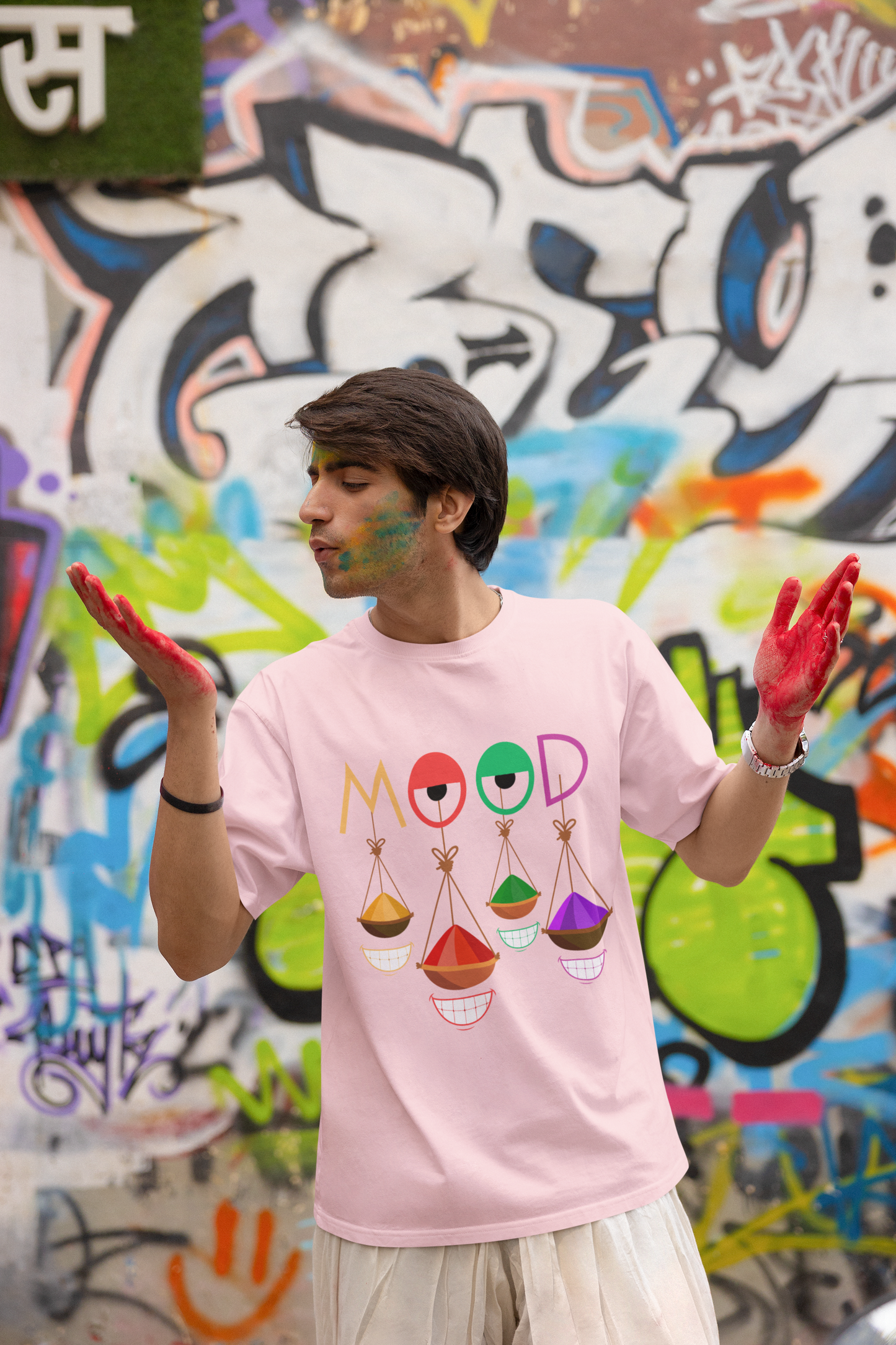 UNISEX HOLI MOOD TSHIRT