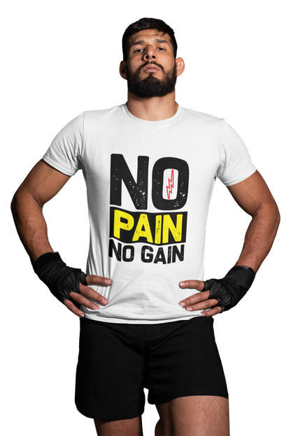 NO PAIN NO GAIN UNISEX CLASSIC TSHIRT