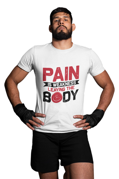 PAIN IS THE WEAKNESS UNISEX TSHIRT