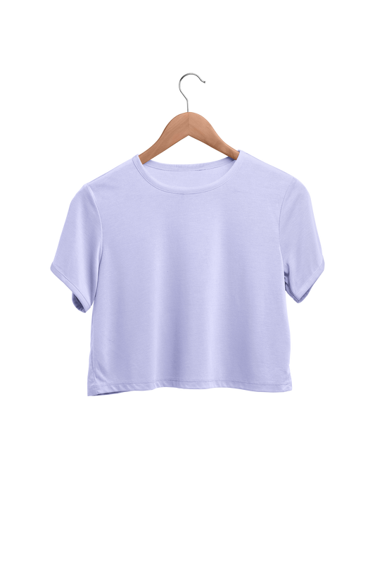 Plain Crop Top T-shirt For Women