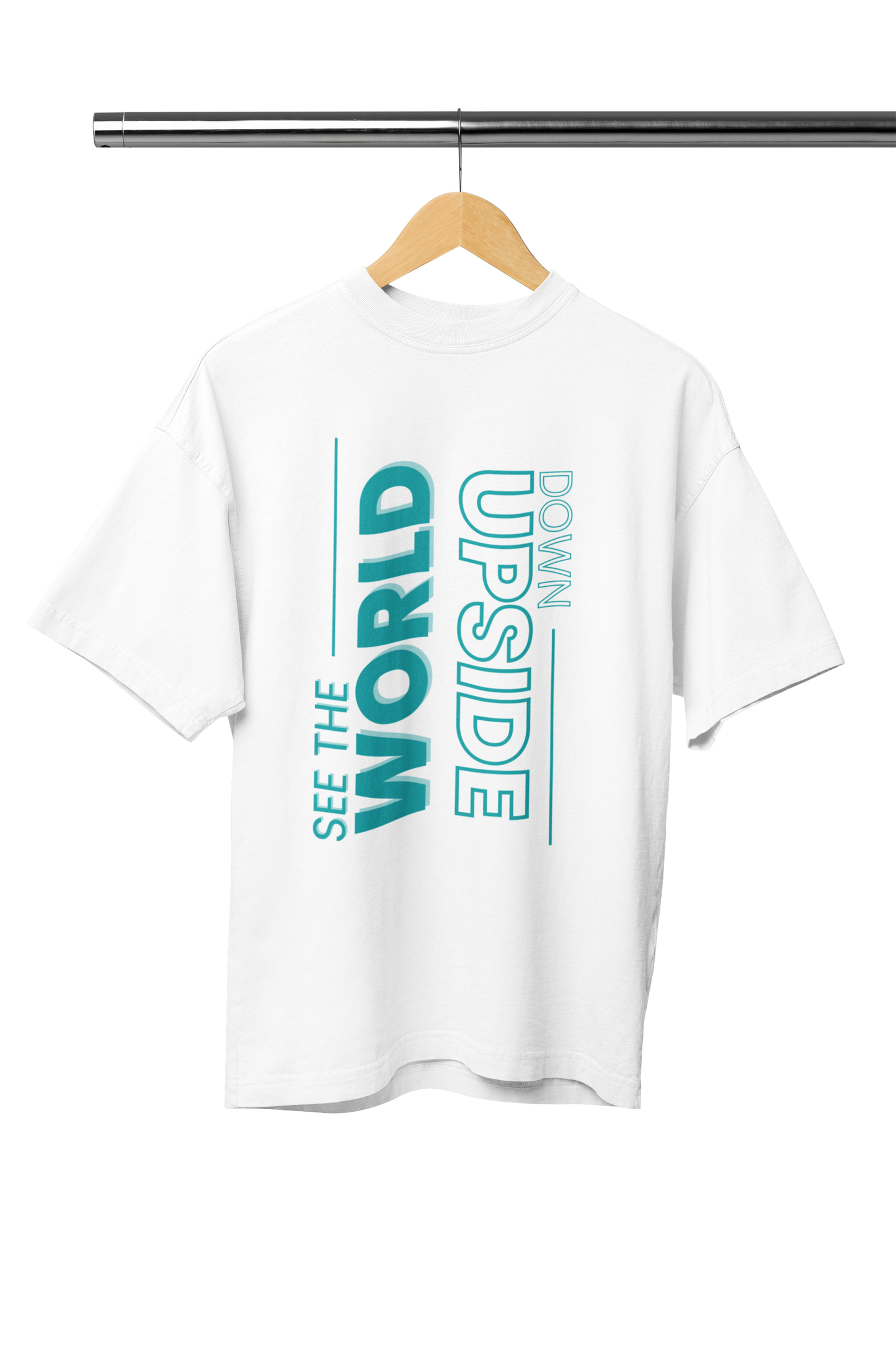 SEE THE WORLD UNISEX OVERSIZED TSHIRT