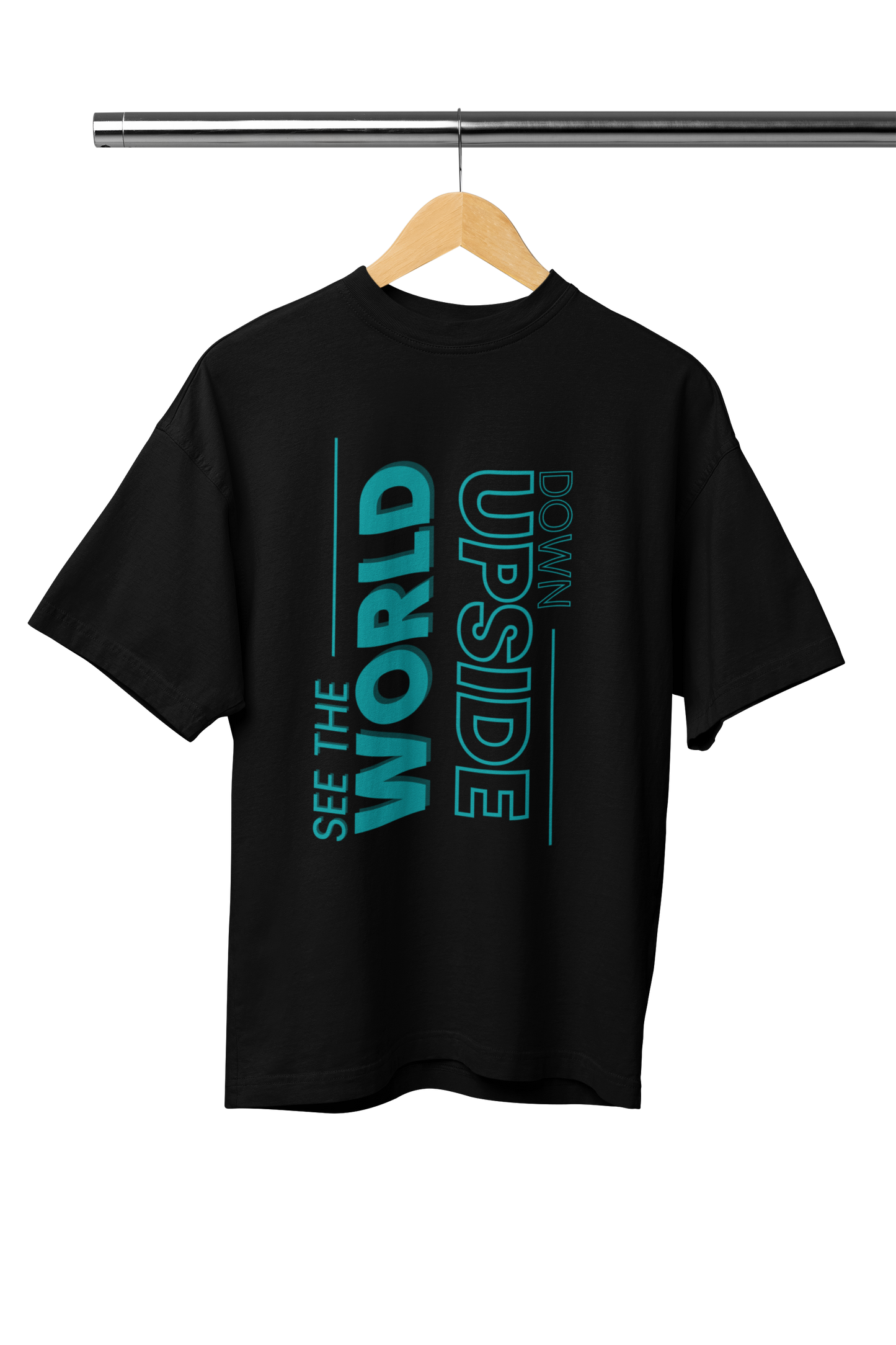 SEE THE WORLD UNISEX OVERSIZED TSHIRT