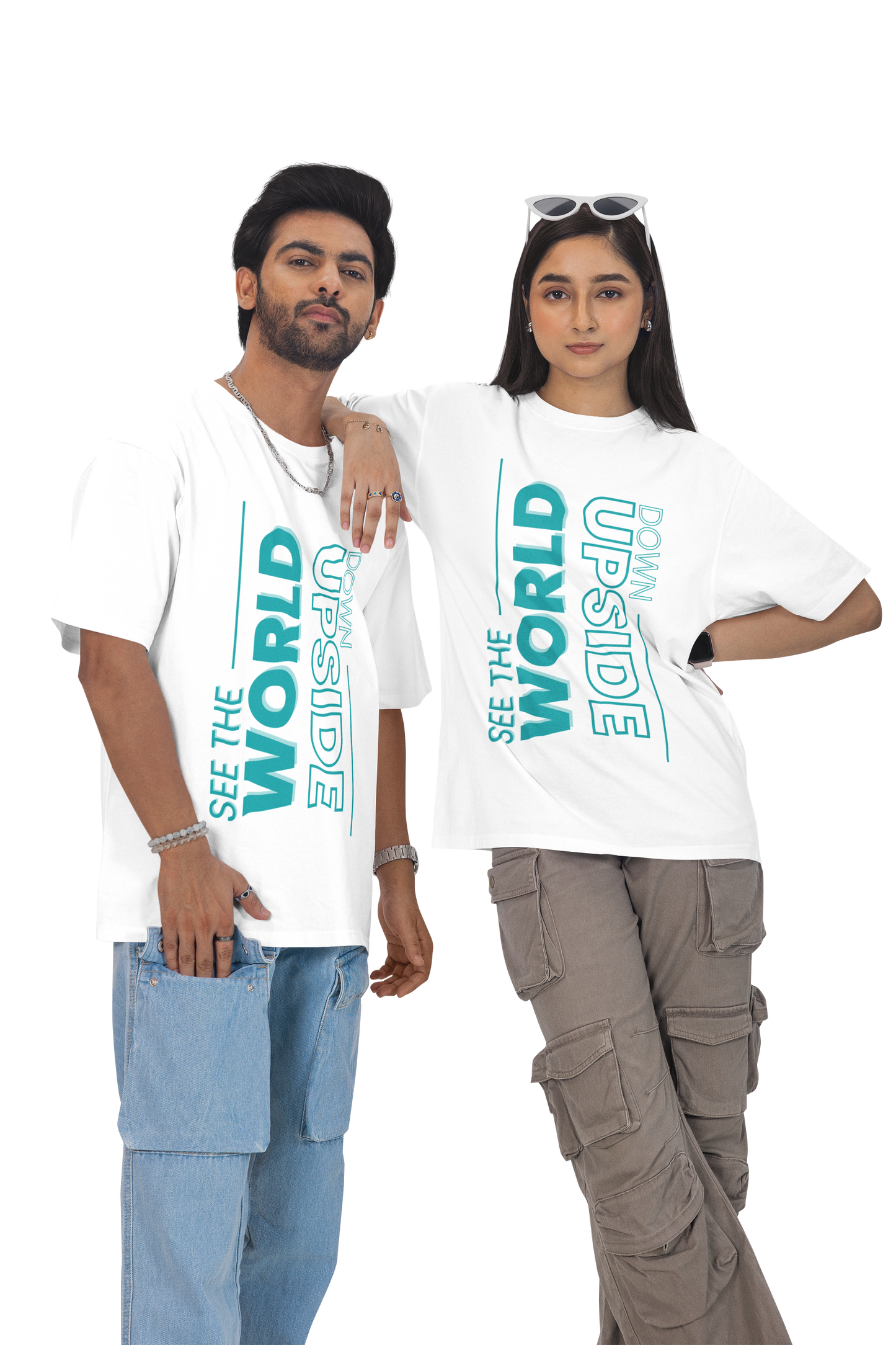 SEE THE WORLD UNISEX OVERSIZED TSHIRT