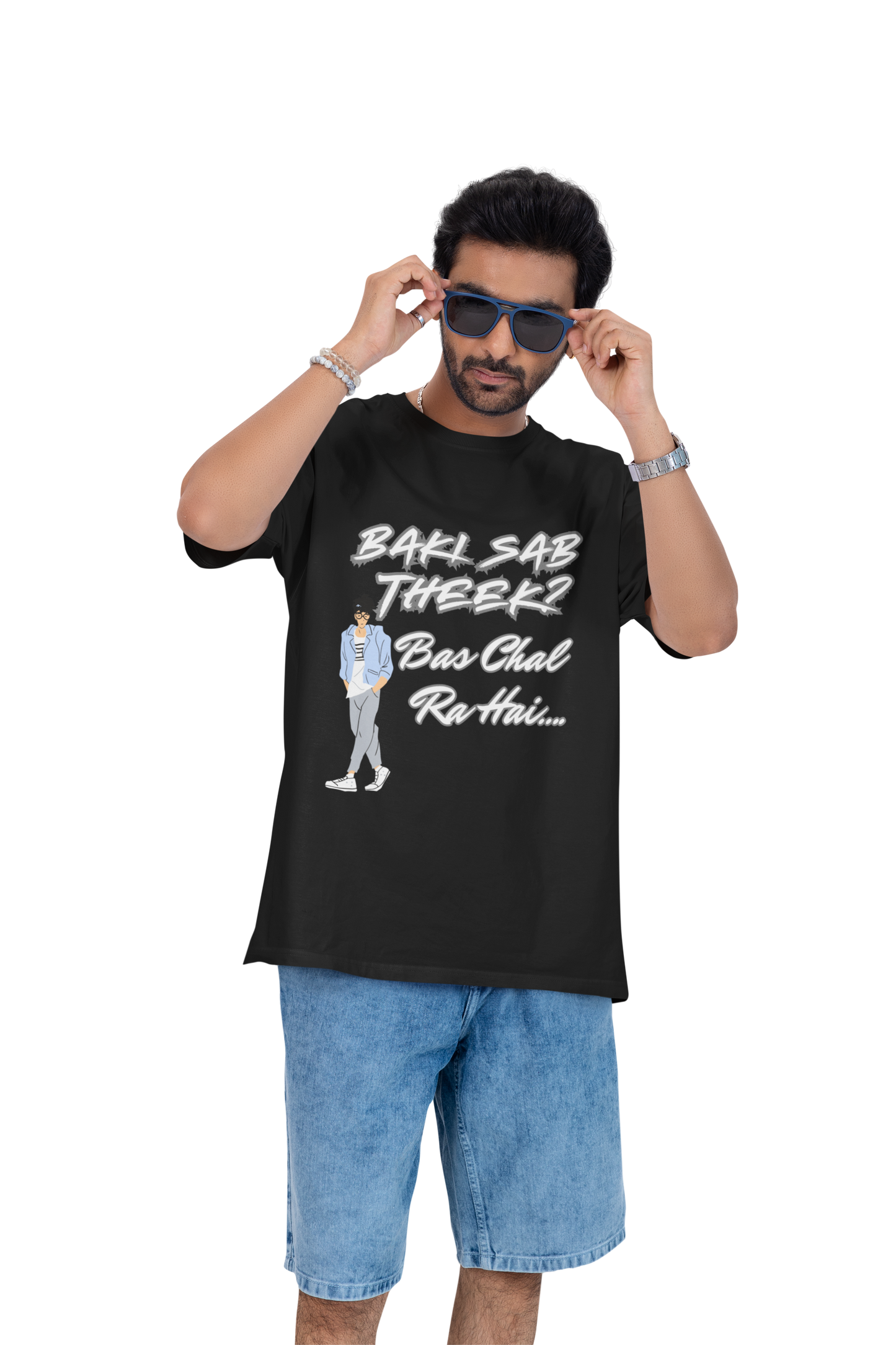 Baaki Sab Theek? Oversized Unisex Tshirt