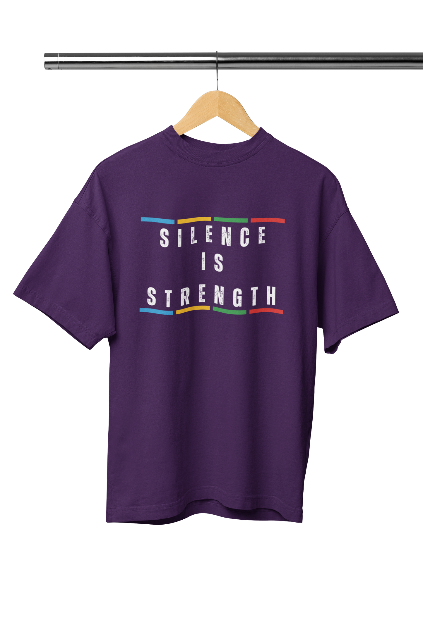 SILENCE IS STRENGTH UNISEX OVERSIZED TSHIRT
