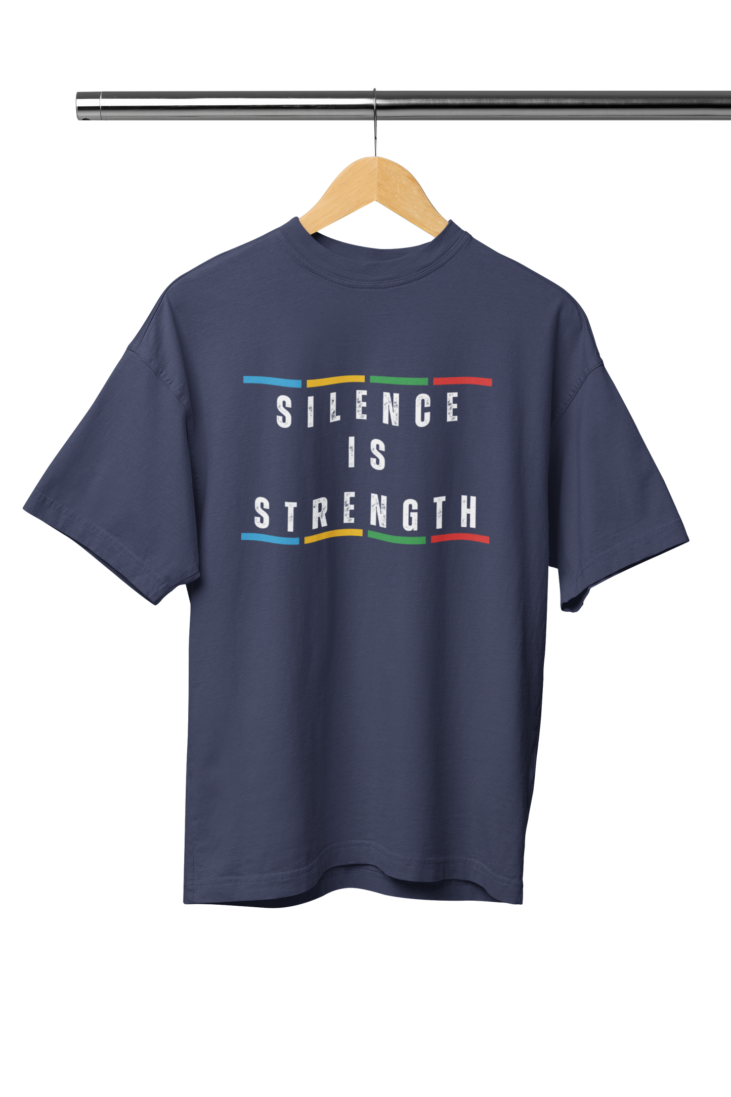 SILENCE IS STRENGTH UNISEX OVERSIZED TSHIRT