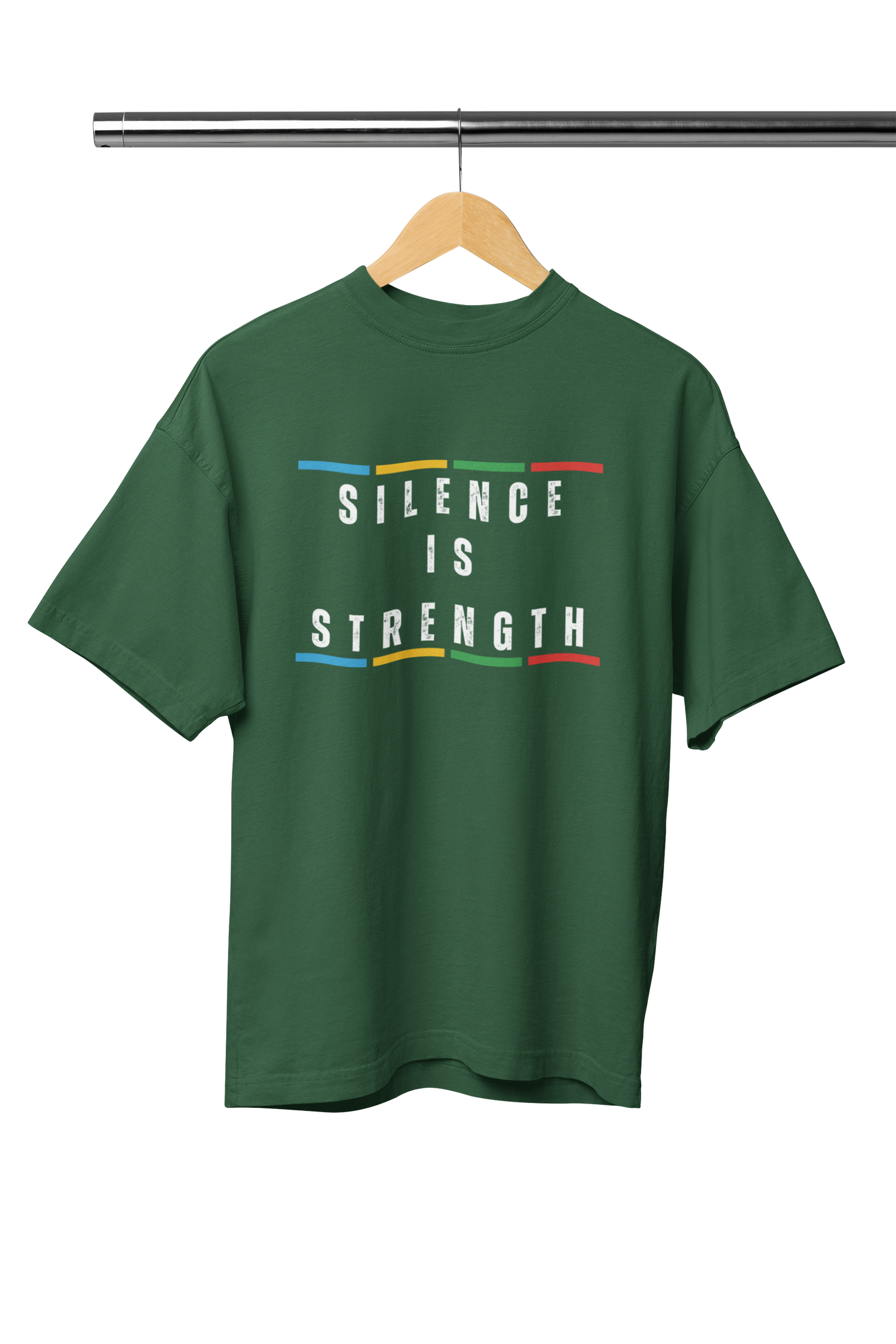 SILENCE IS STRENGTH UNISEX OVERSIZED TSHIRT