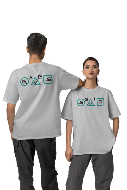 SQUID GAME FRONT BACK PRINTED - UNISEX OVERSIZED TSHIRT