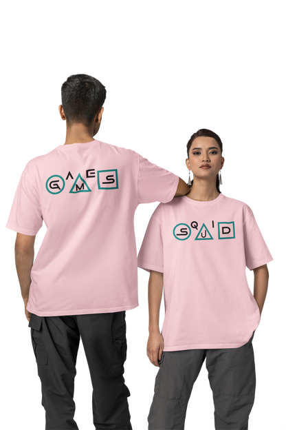 SQUID GAME FRONT BACK PRINTED - UNISEX OVERSIZED TSHIRT