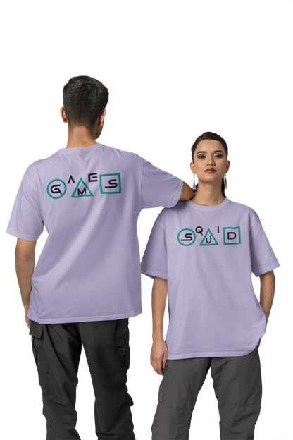 SQUID GAME FRONT BACK PRINTED - UNISEX OVERSIZED TSHIRT